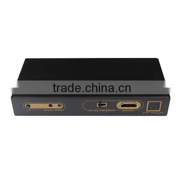 HDMI TO HDMI + Audio Decoder+ AUDIO EDID SETTING+SPDIF+5.1CH+HP