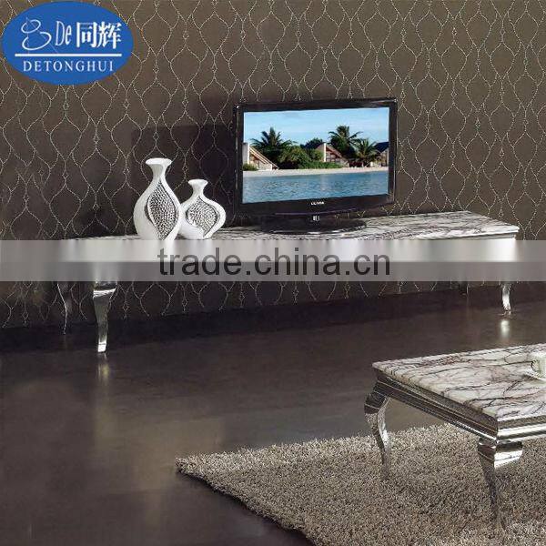 fashion white Stone top metal frame TV stand TV-822#