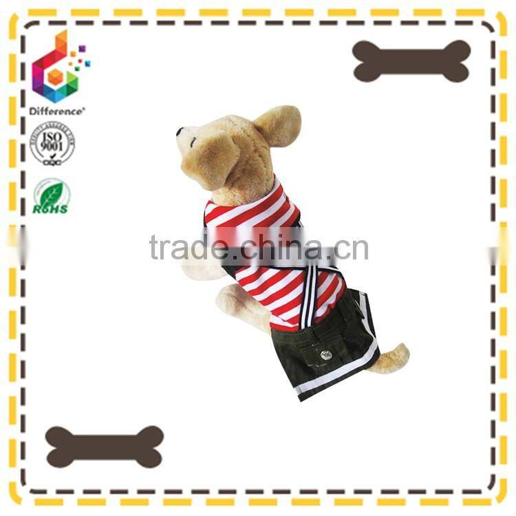 Sailor stripe dress for girl dogs high quality puppy dress