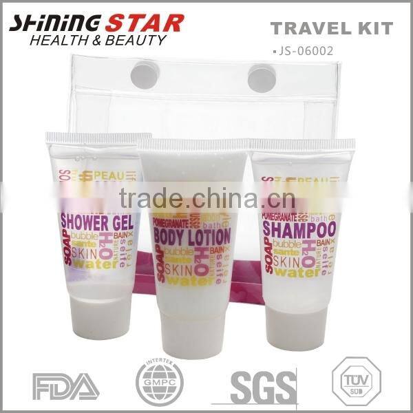 2015 new design travel kit with lipbalm and hand sanitizer gel
