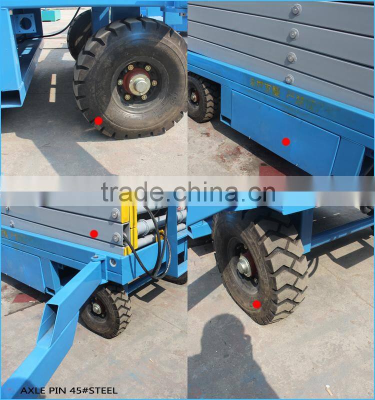 Hot sale electric scissor lifting platform price/hydraulic scissor lift platform