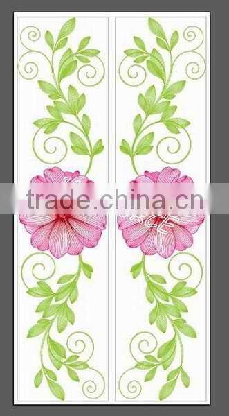 Printed magnetic anti-mosquito door curtain