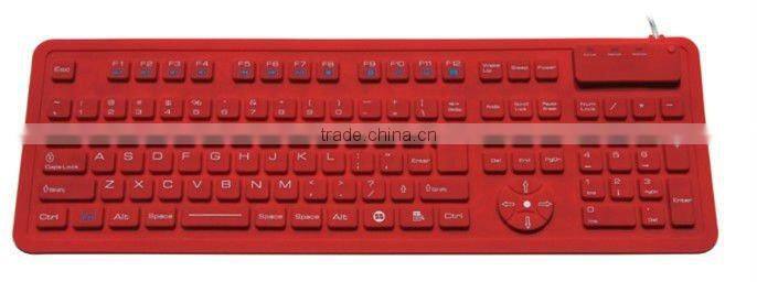 multimedia silicon wired keyboard