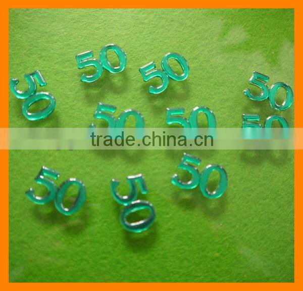 Fashion Number Rhinestone Design For Party Decoration