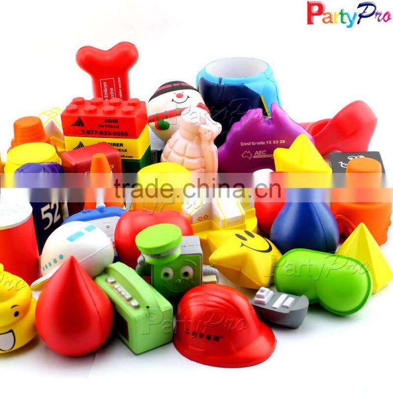 Partypro 2015 New Wholesale 4/5/6.3/7/7.6/10/15/20CM DIA Custom Water Drop Stress Ball