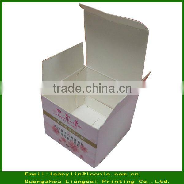 Custom cosmetics boxes paper skin care cream boxes for ladies