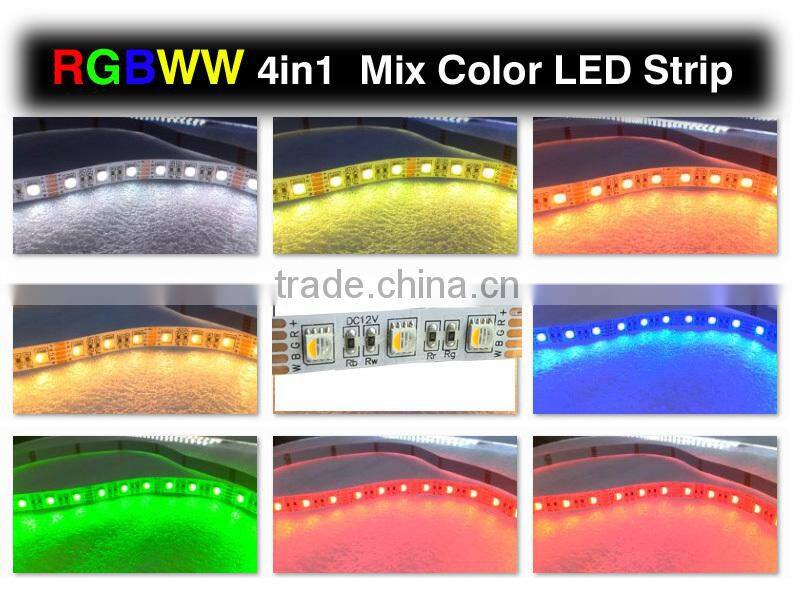 Flexible SMD5050 Waterproof LED Strip Light RGBW Color Changing