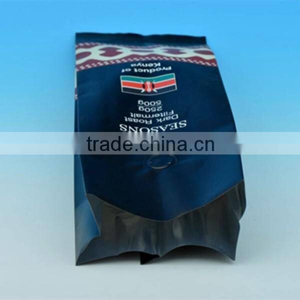 High quality aluminium coffee bags with zip lock
