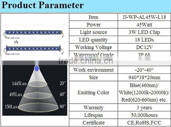 45w best DIY aquarium led light simulate thunder storm 4 channel aquarium light system