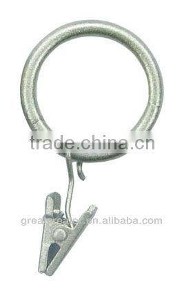 Antique Silver Wrought Iron Curtain Rod Finials