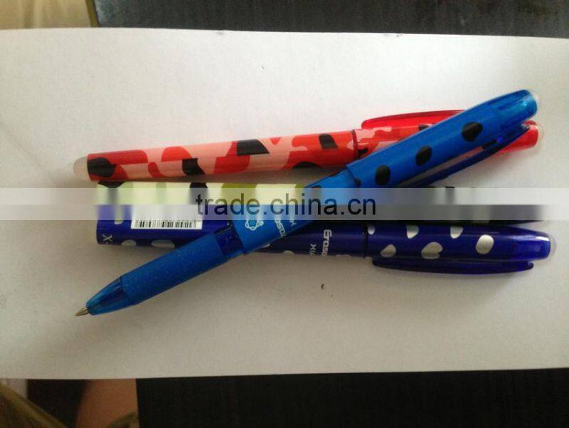 high quanlity gift removable liquid ink eraser pen, magic erasable pens
