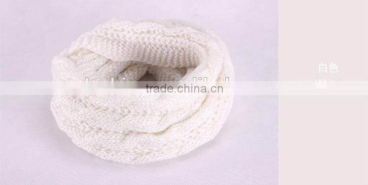 New product high quality infinity scarf knitting pattern WJ-645