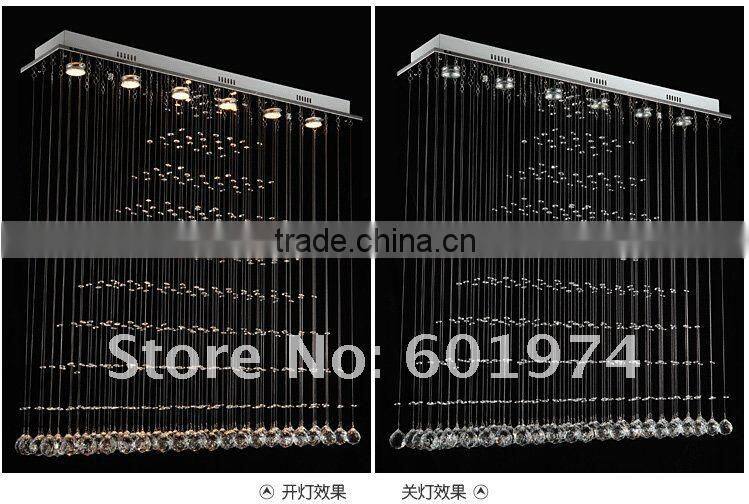 Hot selling Crystal Chandelier,Modern and simple crystal light, Crystal Ceiling Lamp,Crystal living room lamps