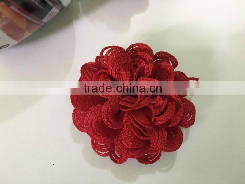 Dimensional fabric camellia flower,new style cut flowers for clothing