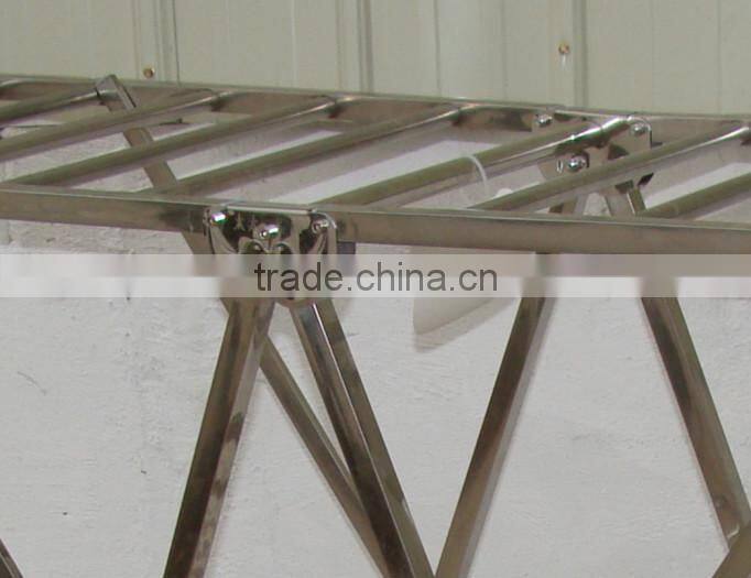 New! High quality stainless steel folding clothes rack clothes stand