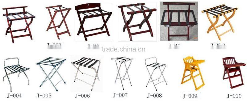 hotel room antique rustic wood luggage rack