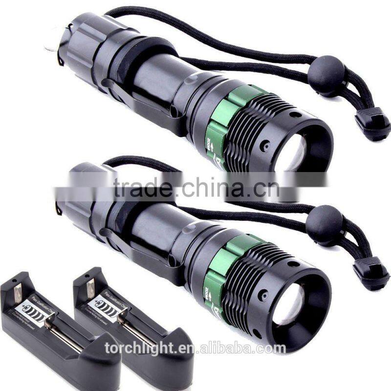 Zoomable Cool LED Flashlights Torches for Hunting Cycling Climbing Camping and Outdoor Activity