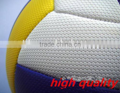 Soft feeling sponge backing PVC foamed beach volleyball