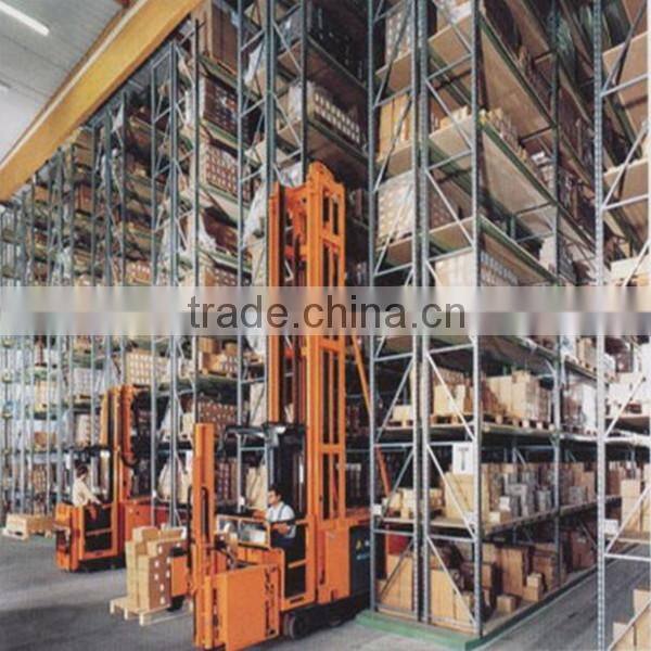 Easy handling Heavy Duty narrow aisle pallet racking