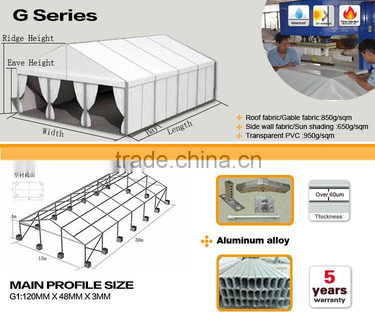 Aluminum alloy frame tent 6x12