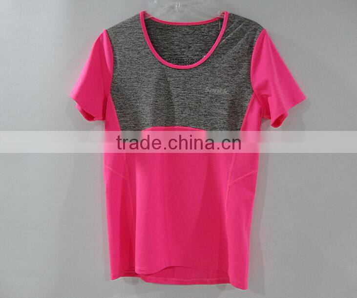 2015 santic women dry wick running shirts coolmax dress shirt