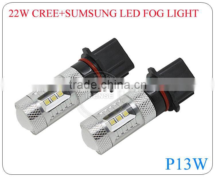 HOT SELL P13W 22W CREEs+SUMSUNG LED fog lights for vw polo