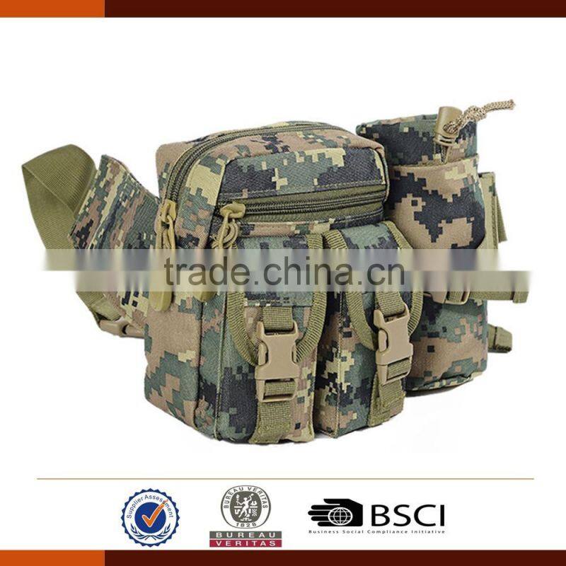 Tactical Waist Bags Fanny Pack with Water Bottle Pouch
