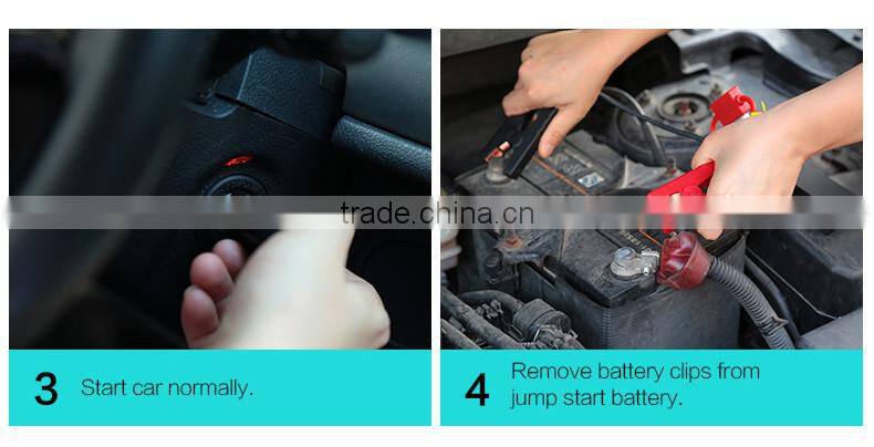 2016 diy jump starter car power bank