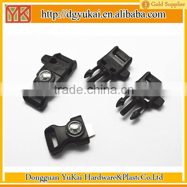 Yukai safety side release buckle/plastic curved side release buckle 25mm