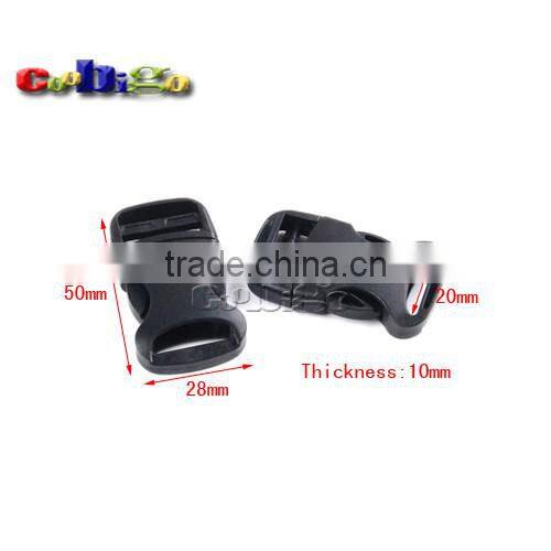 Plastic Arched Buckle For Backpack Straps Luggage Accessories #FLC329-20/25/32/38/50