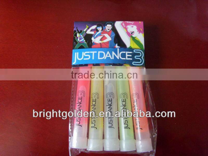 Multi color 6 inches glow stick for party supply China ,wholesale