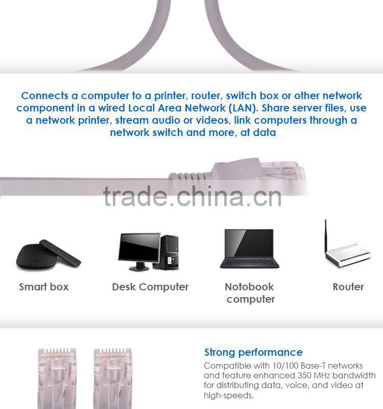 Cat5e Ethernet Patch Cable (3 Feet) - RJ45 Computer Networking Cord