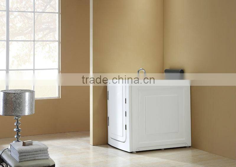2014 acrylic Low Entry door corner handicap Bathroom Walk in Tub