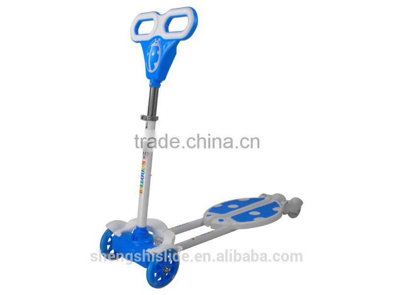 2015 hot sell mini swing scooter,four wheels frog kick scooter