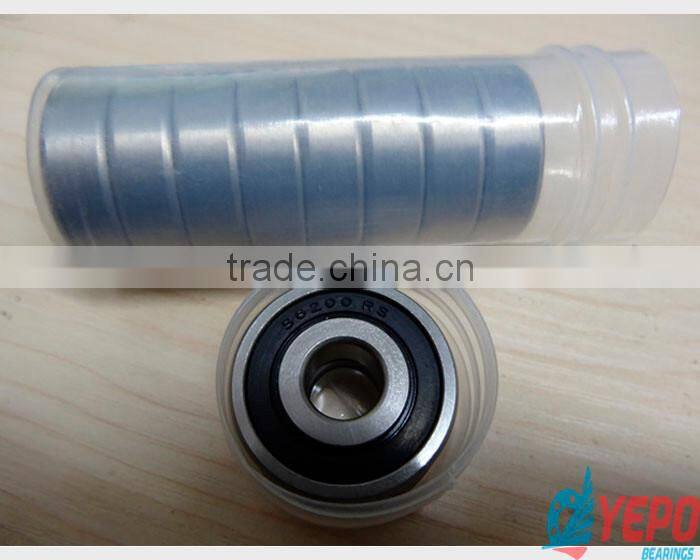 Hot sale China Yepo brand Cheap ball bearings 6200 single row deep groove ball bearing,simple in design,easy for replacement