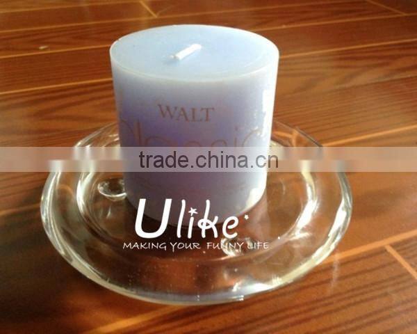 yellow decoration household candle scented glass candle led candle light