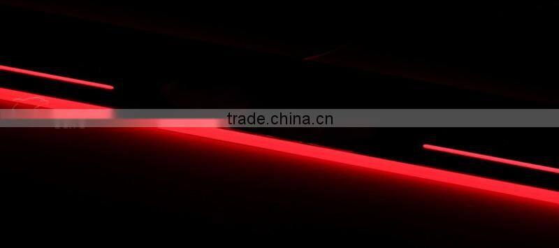 1 Pair Car LED Flash Door Sills Moving Scuff Plate Light Panel Front Door For Ford Focus 3 2012 2013 2014