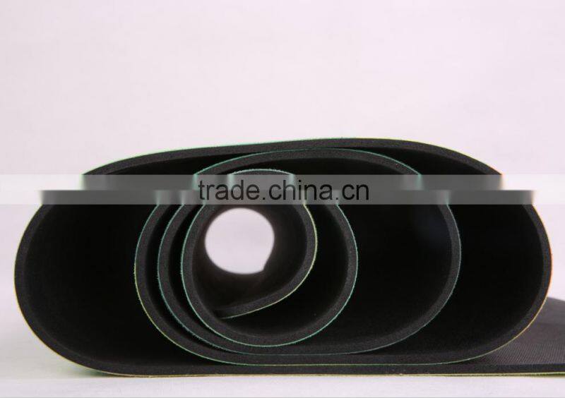 Custom Printed Rubber Yoga Mat with Free Carrying Strap