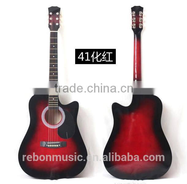 41 size linden plywood acoustic guitar