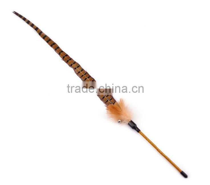 Cat teaser stick toy fish ,CC090 cat dangler toys , cat wand teaser toy