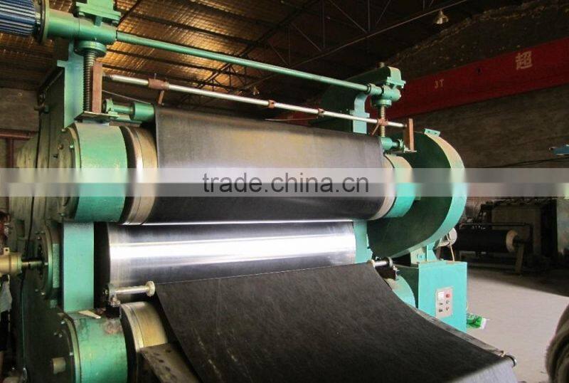 Low-cost recycled rubber sheet/ slab