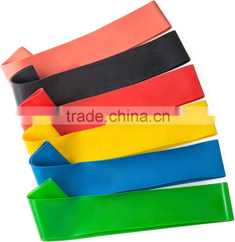 Yoga resistance loop band exercise for fitness