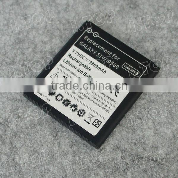 Factory Price 2800mAh Galaxy S4 Battery For Samsung i9500