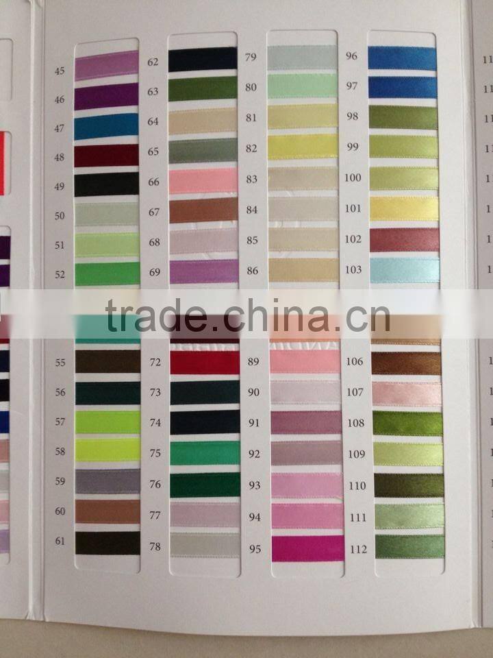 Gold Edge Blue Elegant Satin Christmas Ribbon