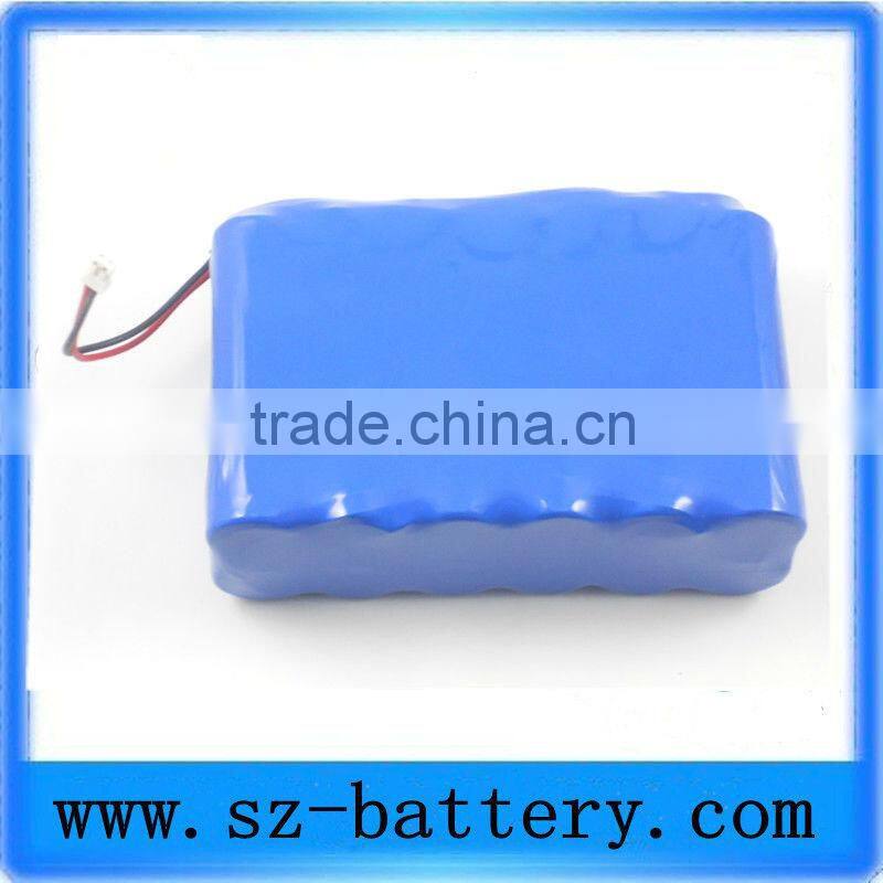 12AH ICR18650 Lithium Ion Customized Battery 7.4V Rechargeable