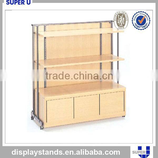 Multifunction Wooden bookshop tablet display stand