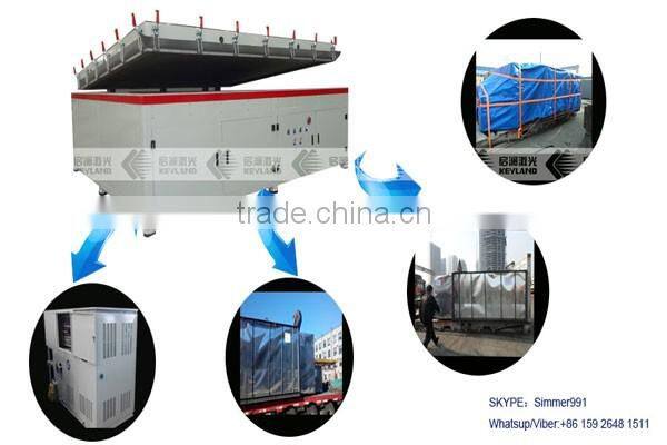 Full-Automatic Solar Energy Solar Laminator With PLC Touch Screen Oil Heating System