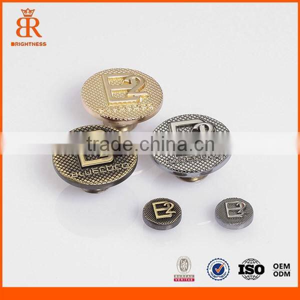 Chinese style jeans button classic metal jeans buttons
