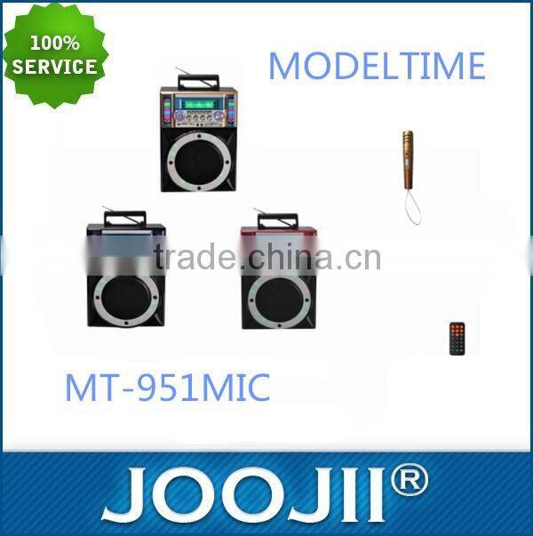 2016 HOT SELL FM/AM/SW1-7 RECEIVER RADIO KARAOKE JACK&AUX IN