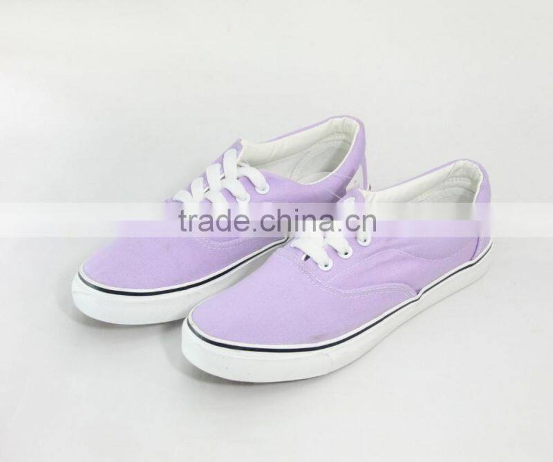 2016 Factory Direct Wholesale Cheap Fashion Style Vulcanized Canvas Shoes